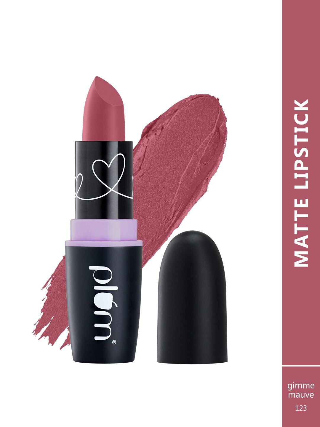 Plum 100% Vegan & Cruelty Free Matterrific Lipstick - Gimme Mauve - 123 4.2gm Price in India