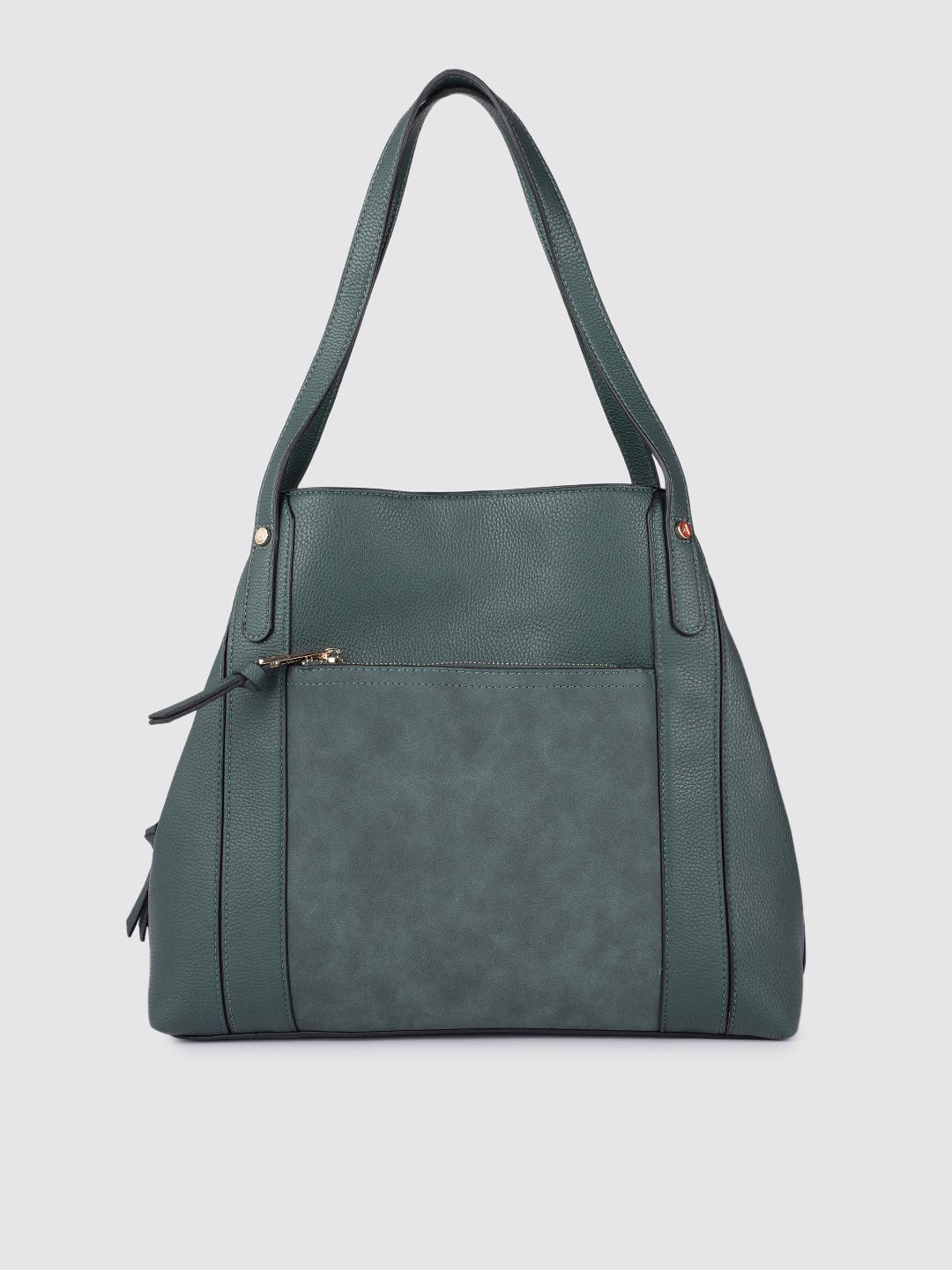 Accessorize Teal Green Structured Shoulder Bag Price in India