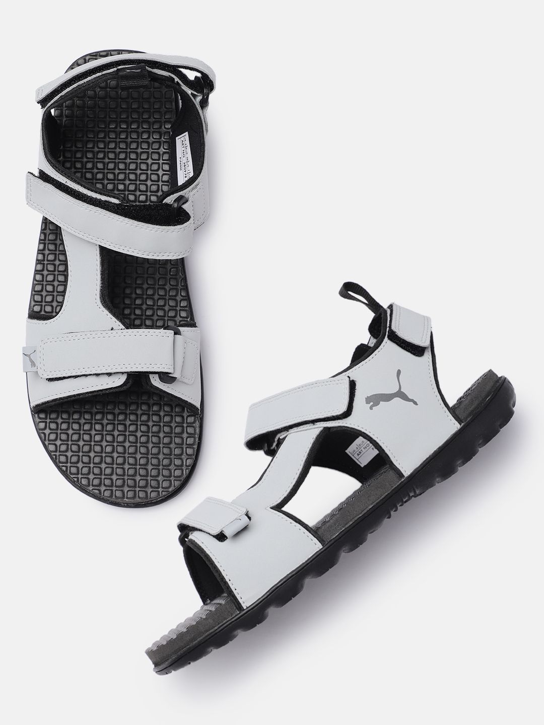 Puma men grey cheap sandals