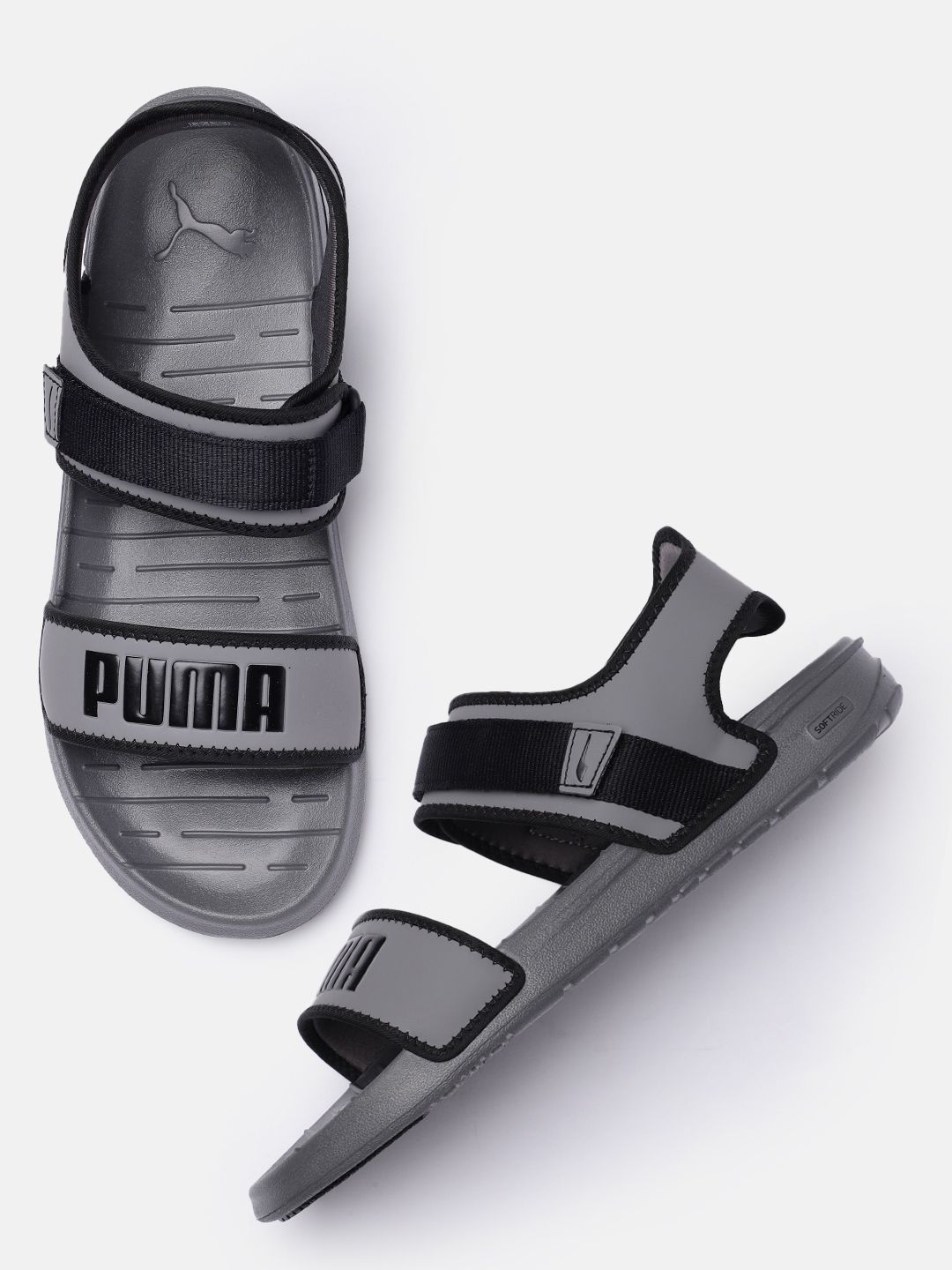 Puma Unisex Grey Softride Sports Sandals Price in India