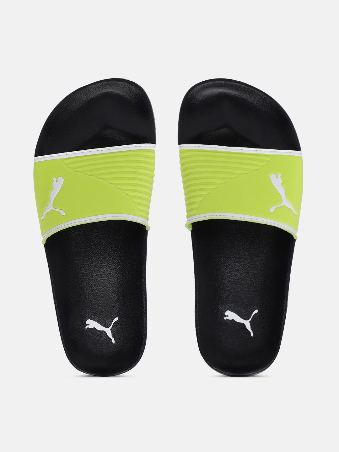 Puma Unisex Lime Green Leadcat 2.0 Shower Sliders Price in India