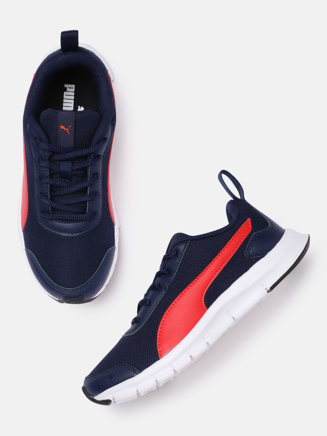 Puma Women Navy Blue Solid Sneakers Price in India