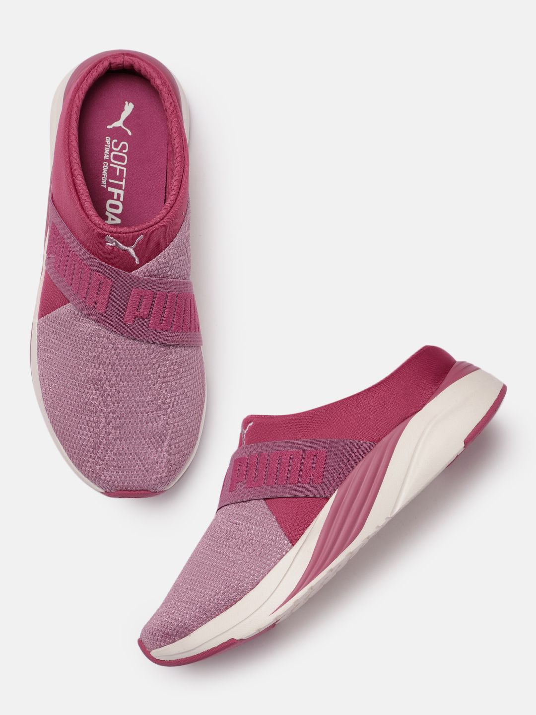 Puma Women Purple Softride Ruby Mules Price in India