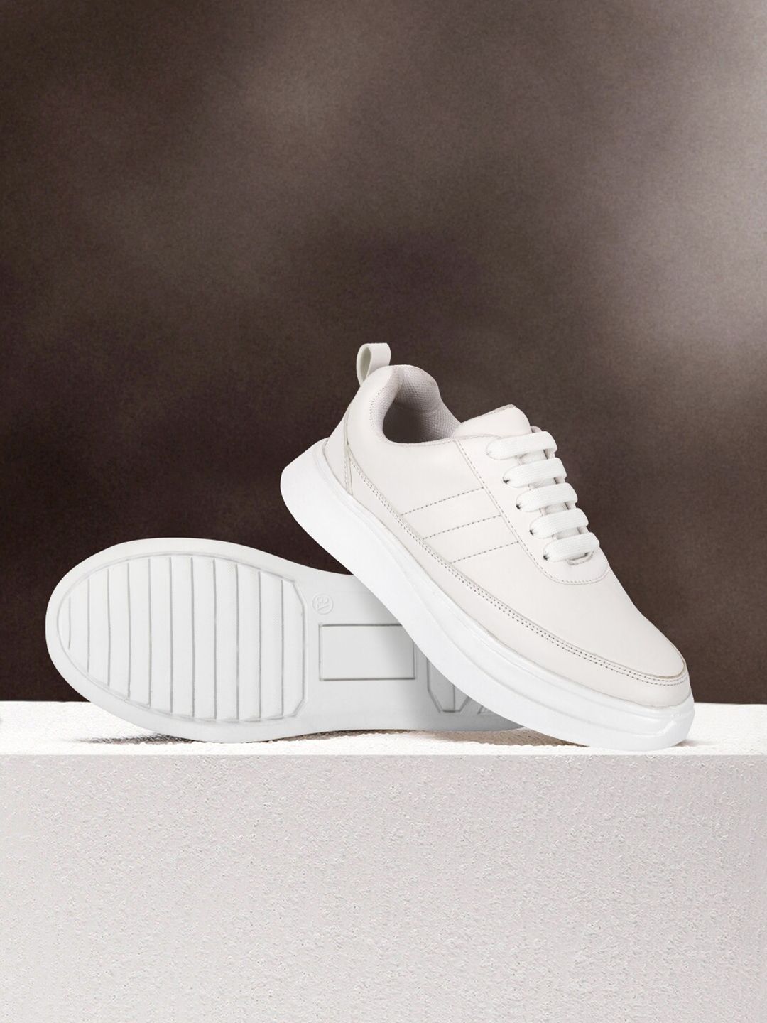 VENDOZ Women White Sneakers Price in India