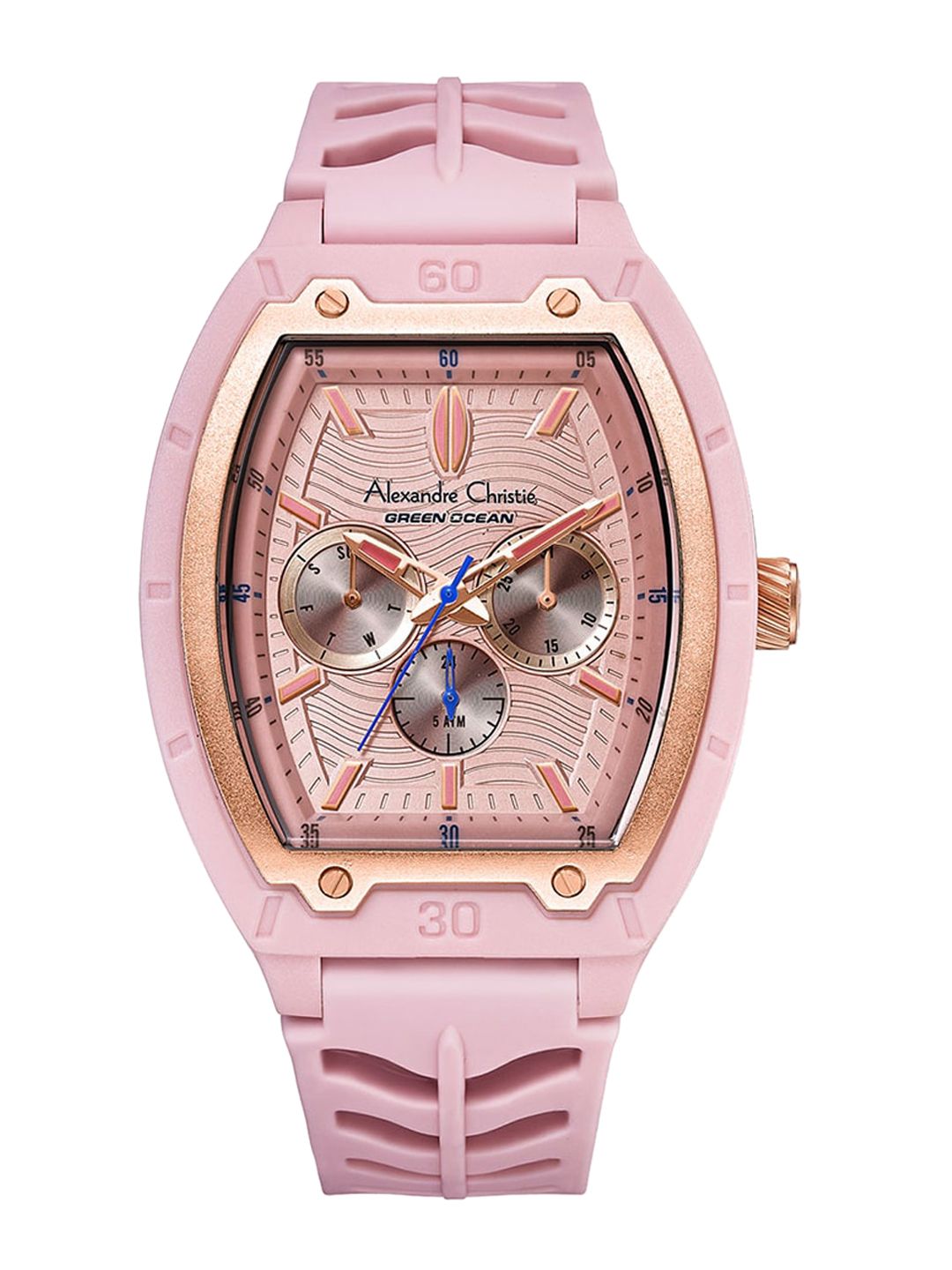 Alexandre Christie Women Pink Dial & Pink Straps Analogue Watch 2971BFRRGPN Price in India