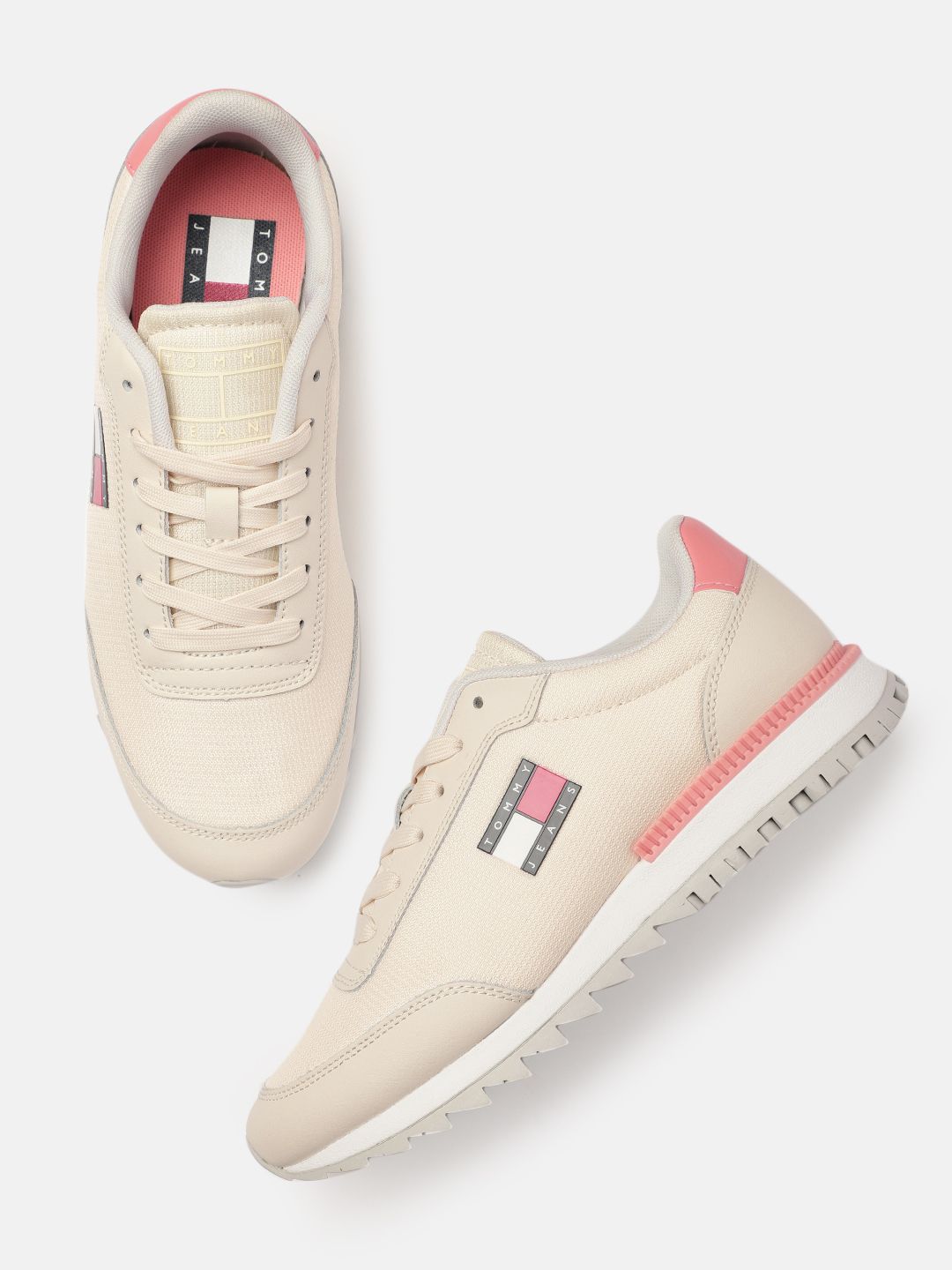 Tommy Hilfiger Women Beige  Sneakers Price in India