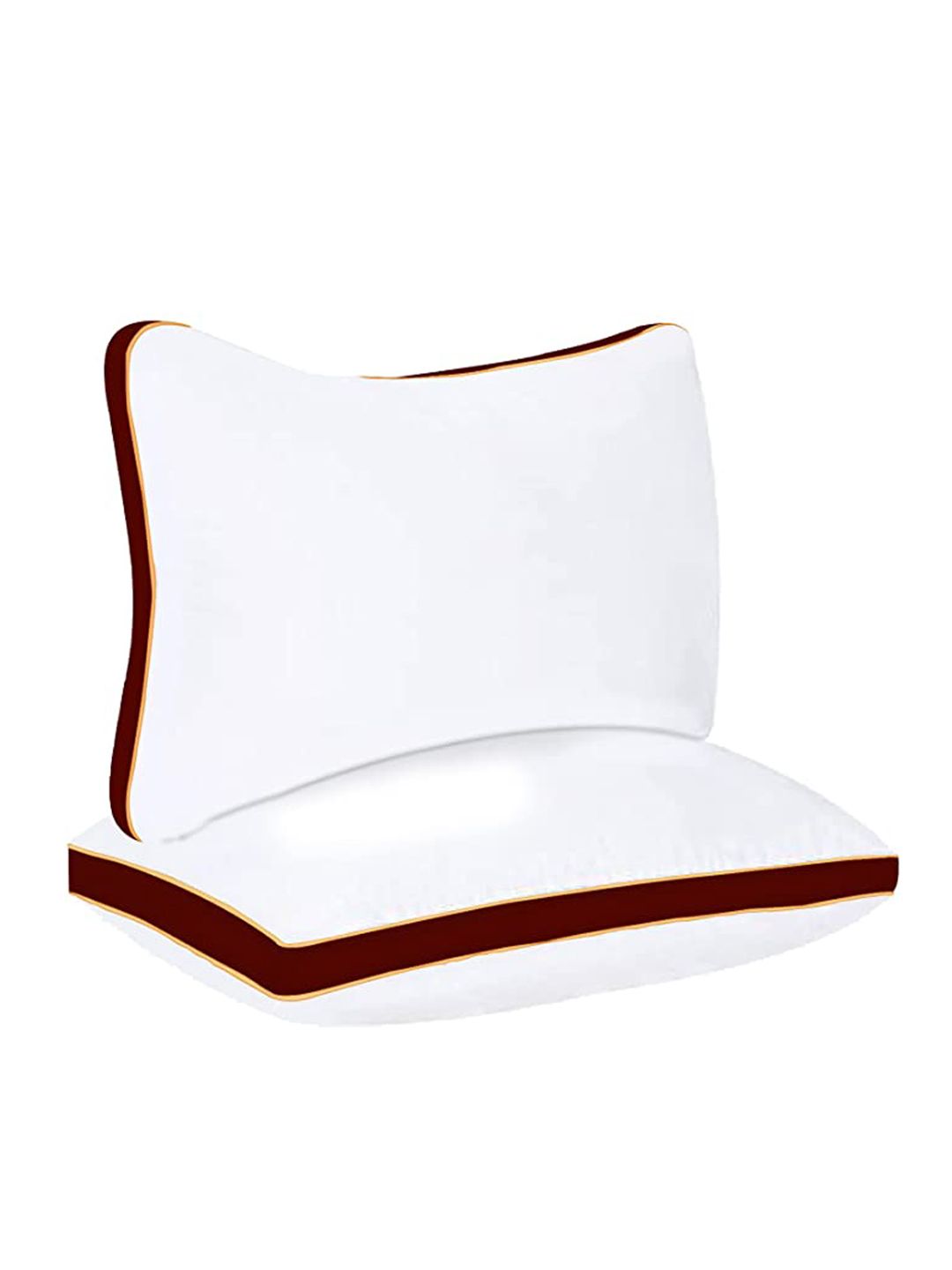 Sleepsia Set Of 2 White Solid Pillows Price in India