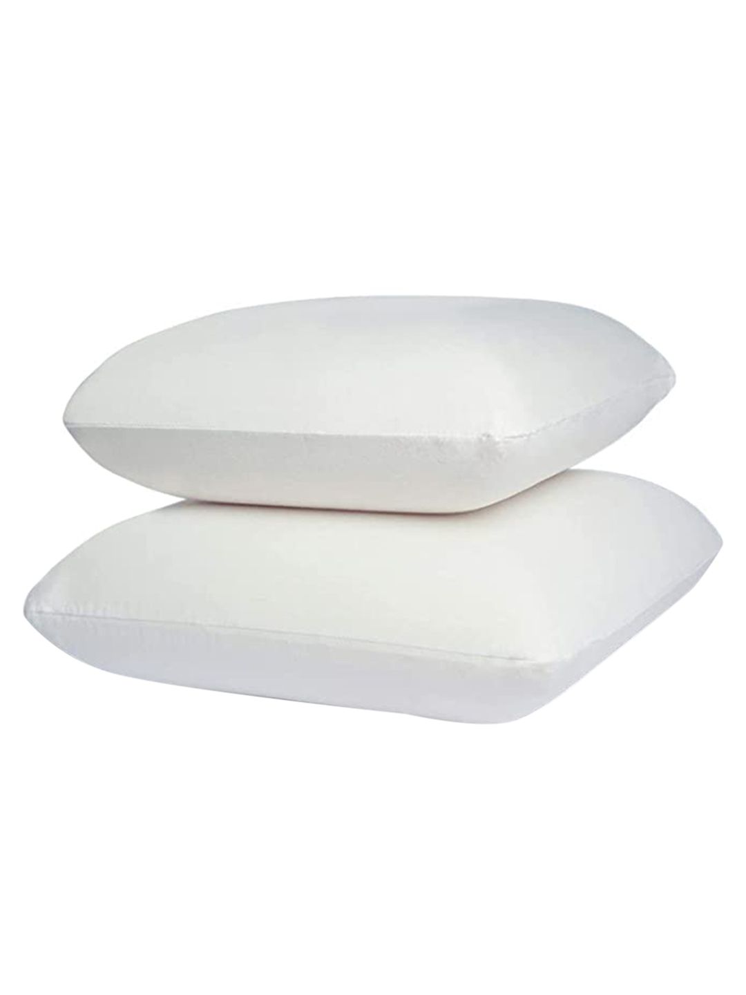 Sleepsia Pack Of 2 White Solid Memory Foam Sleep Pillow Price in India