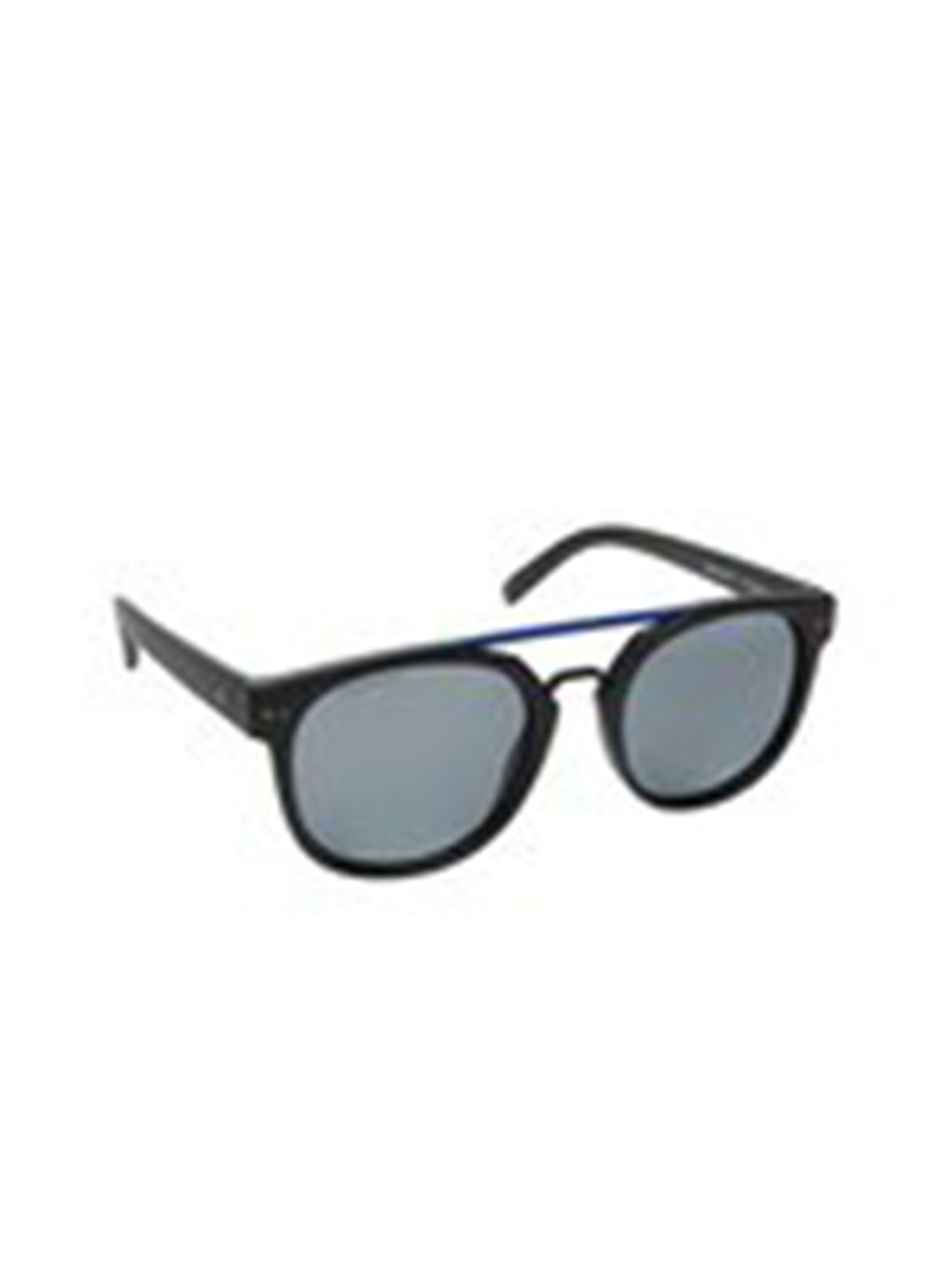 Fastrack Unisex Black Lens & Black Aviator Sunglasses with UV Protected Lens Price in India