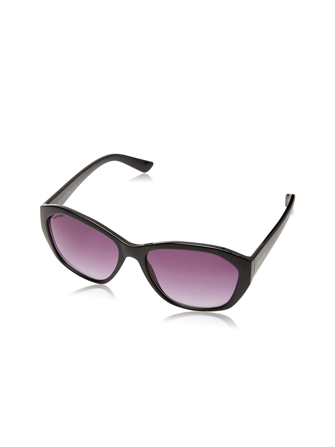 Fastrack Unisex Purple Lens & Black Square Sunglasses with UV Protected Lens Price in India