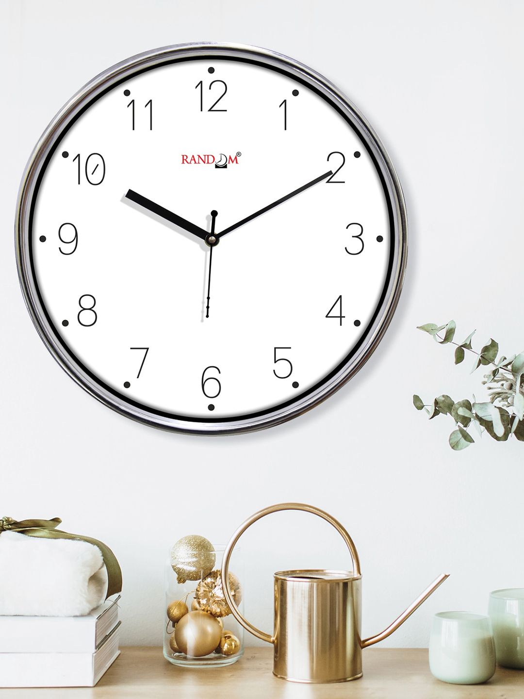 RANDOM Unisex White Clocks Price in India