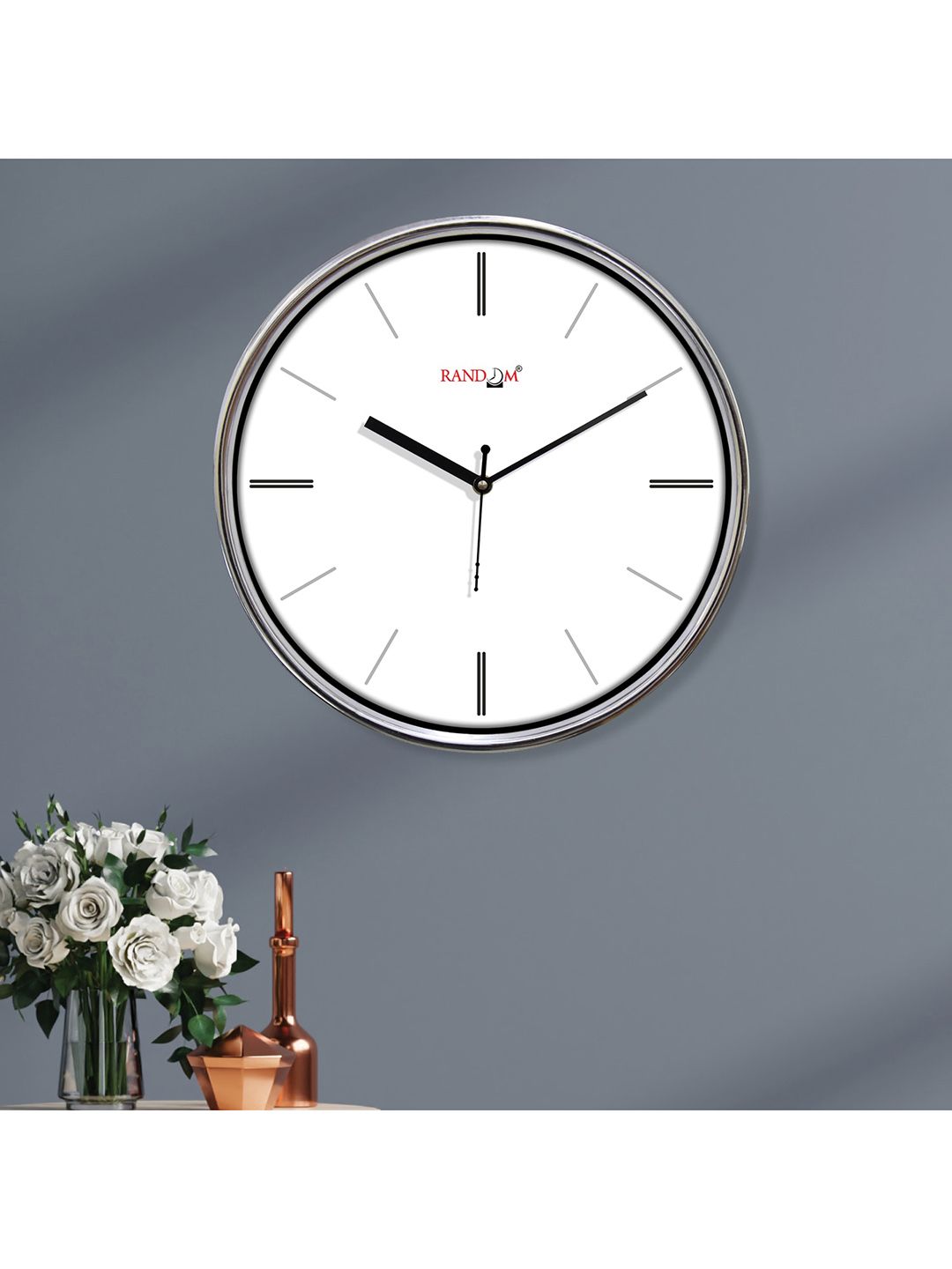 RANDOM Unisex White Clocks Price in India