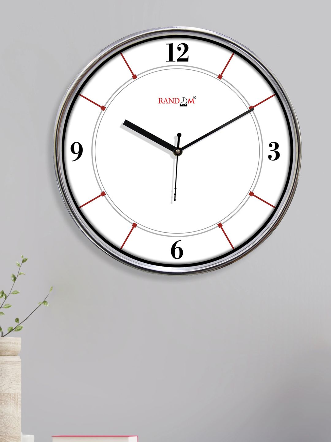 RANDOM Unisex White Clocks Price in India