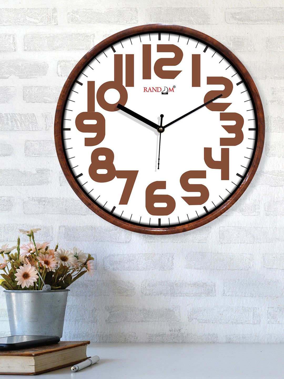 RANDOM Unisex White Clocks Price in India