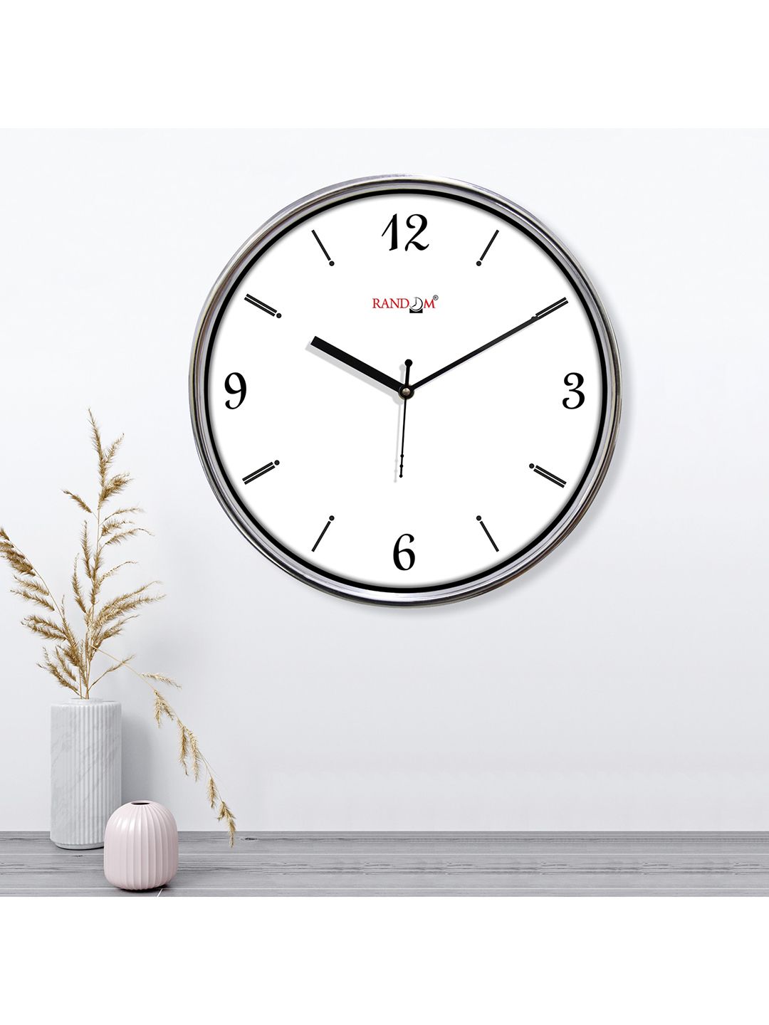 RANDOM Unisex White Clocks Price in India