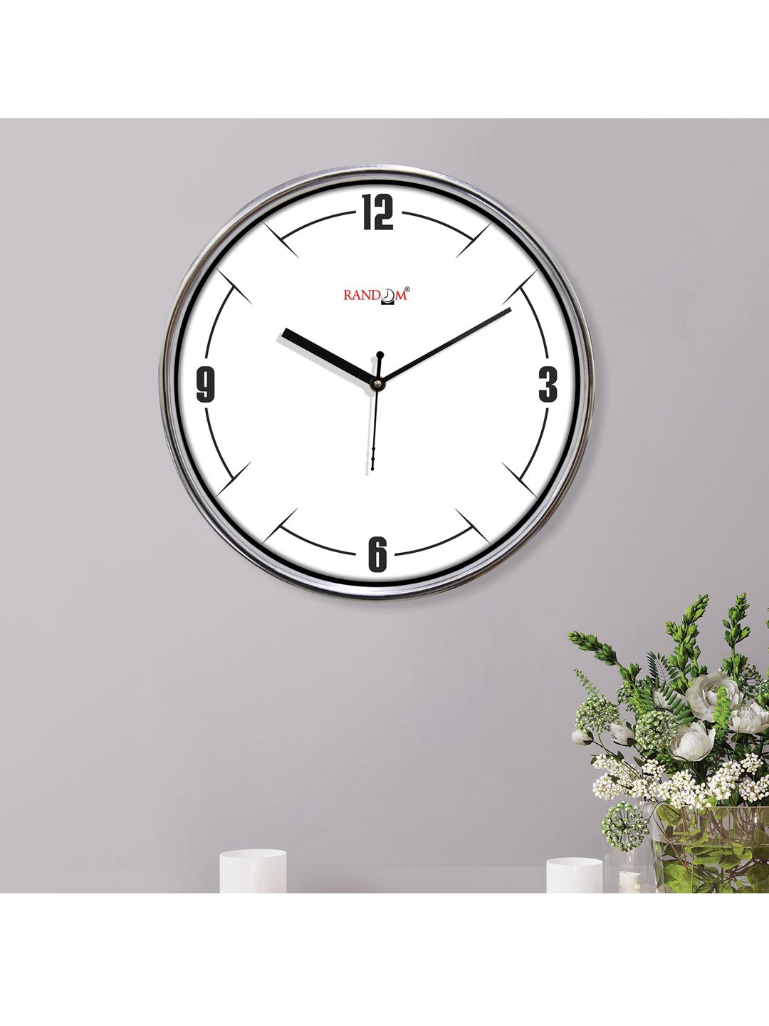 RANDOM Unisex White Clocks Price in India