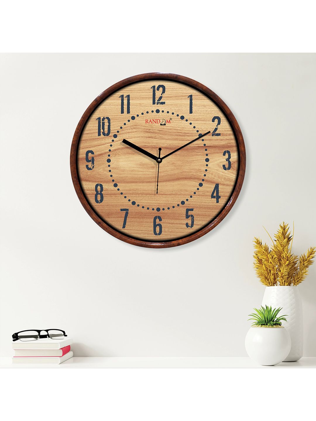 RANDOM Unisex Brown Clocks Price in India