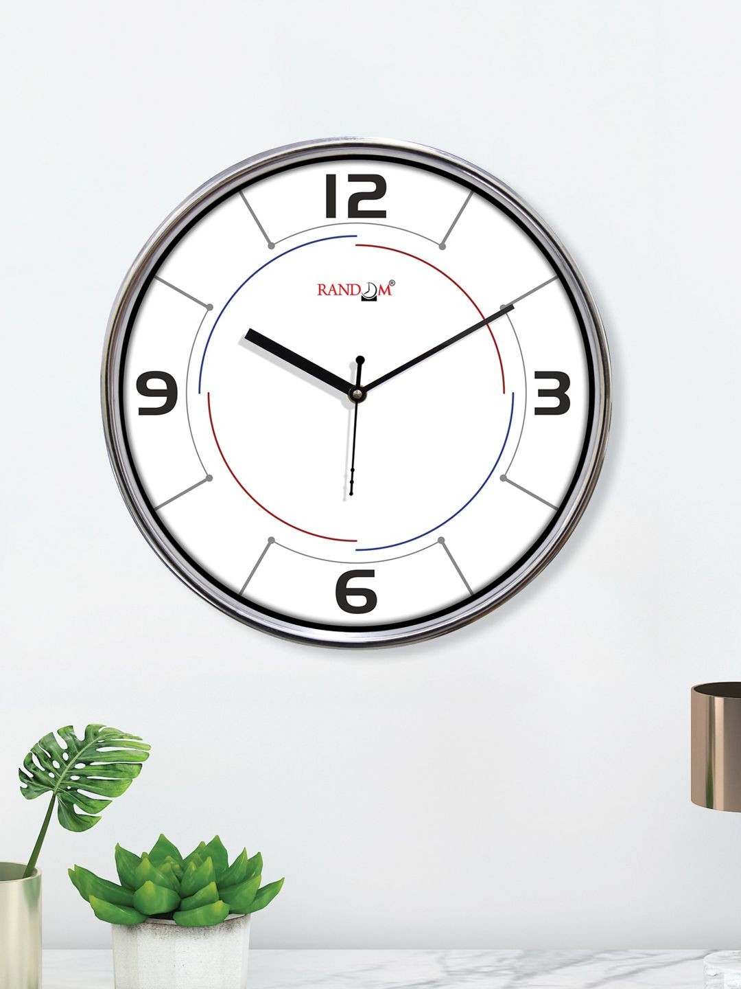 RANDOM Unisex White Clocks Price in India