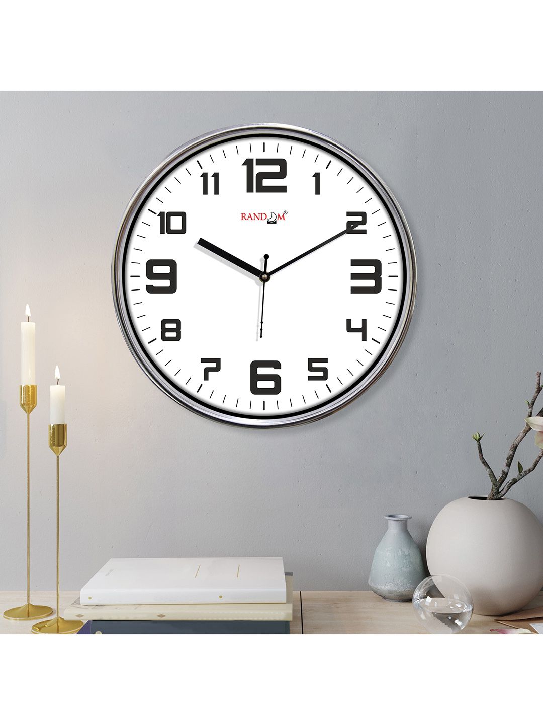 RANDOM Unisex White Clocks Price in India