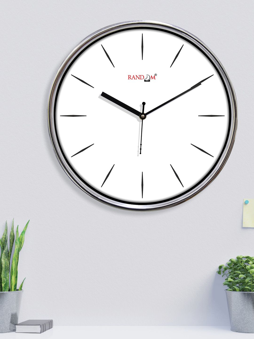 RANDOM Unisex White Clocks Price in India