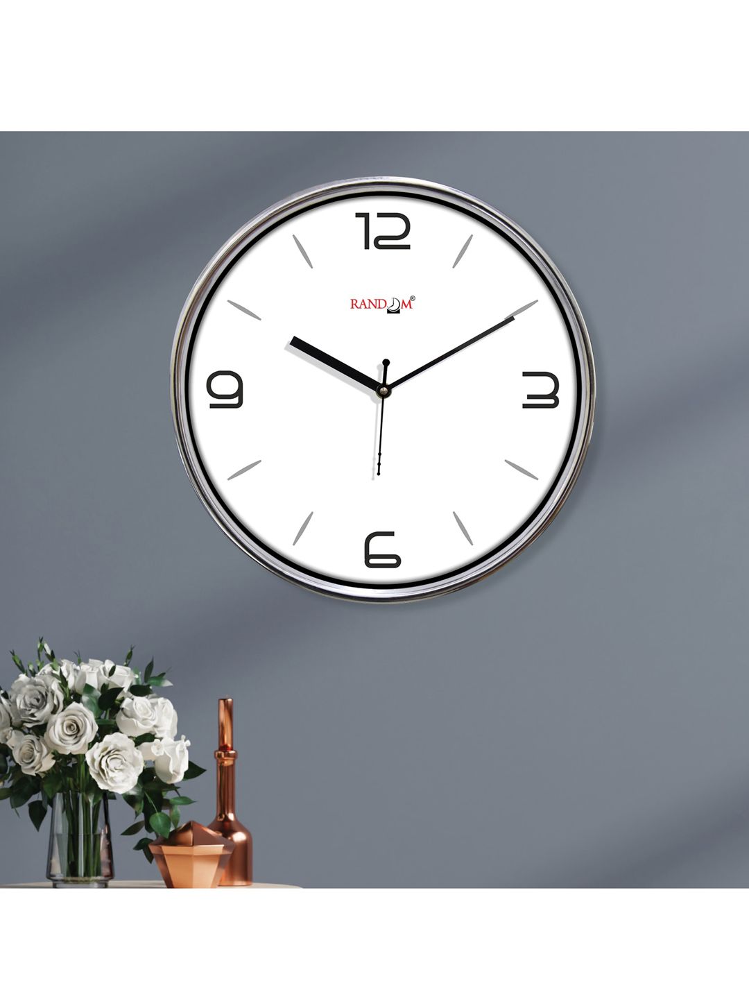 RANDOM Unisex White Clocks Price in India