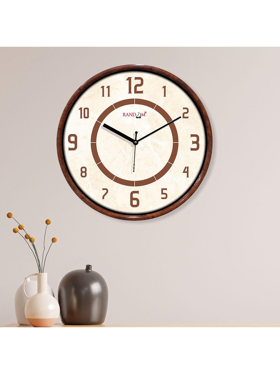 RANDOM Unisex Beige Clocks Price in India