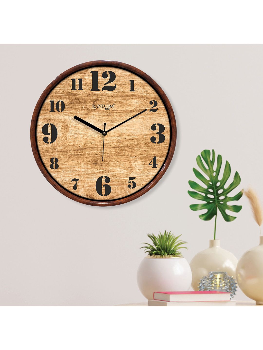 RANDOM Unisex Brown Clocks Price in India