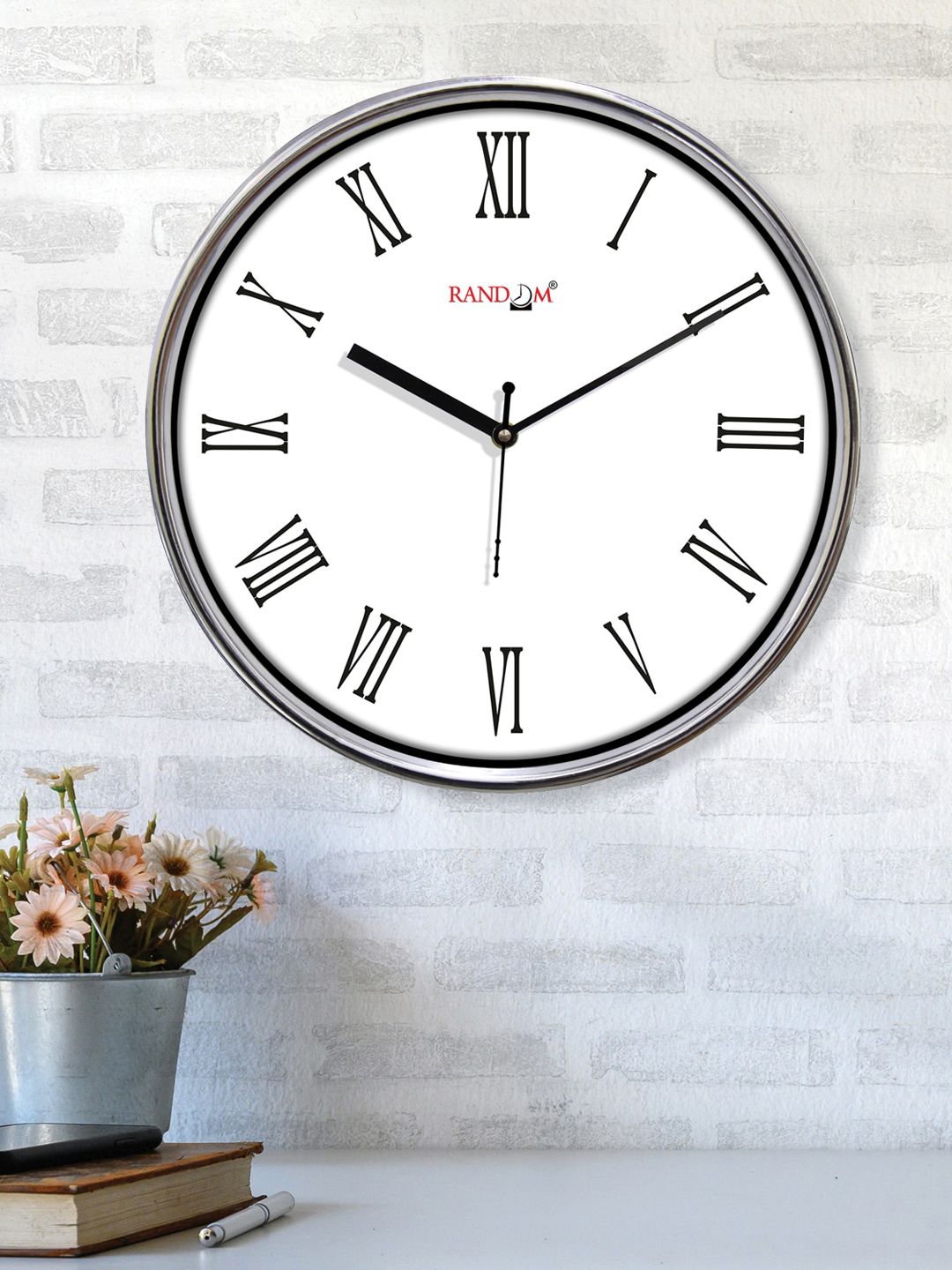 RANDOM Unisex White Clocks Price in India