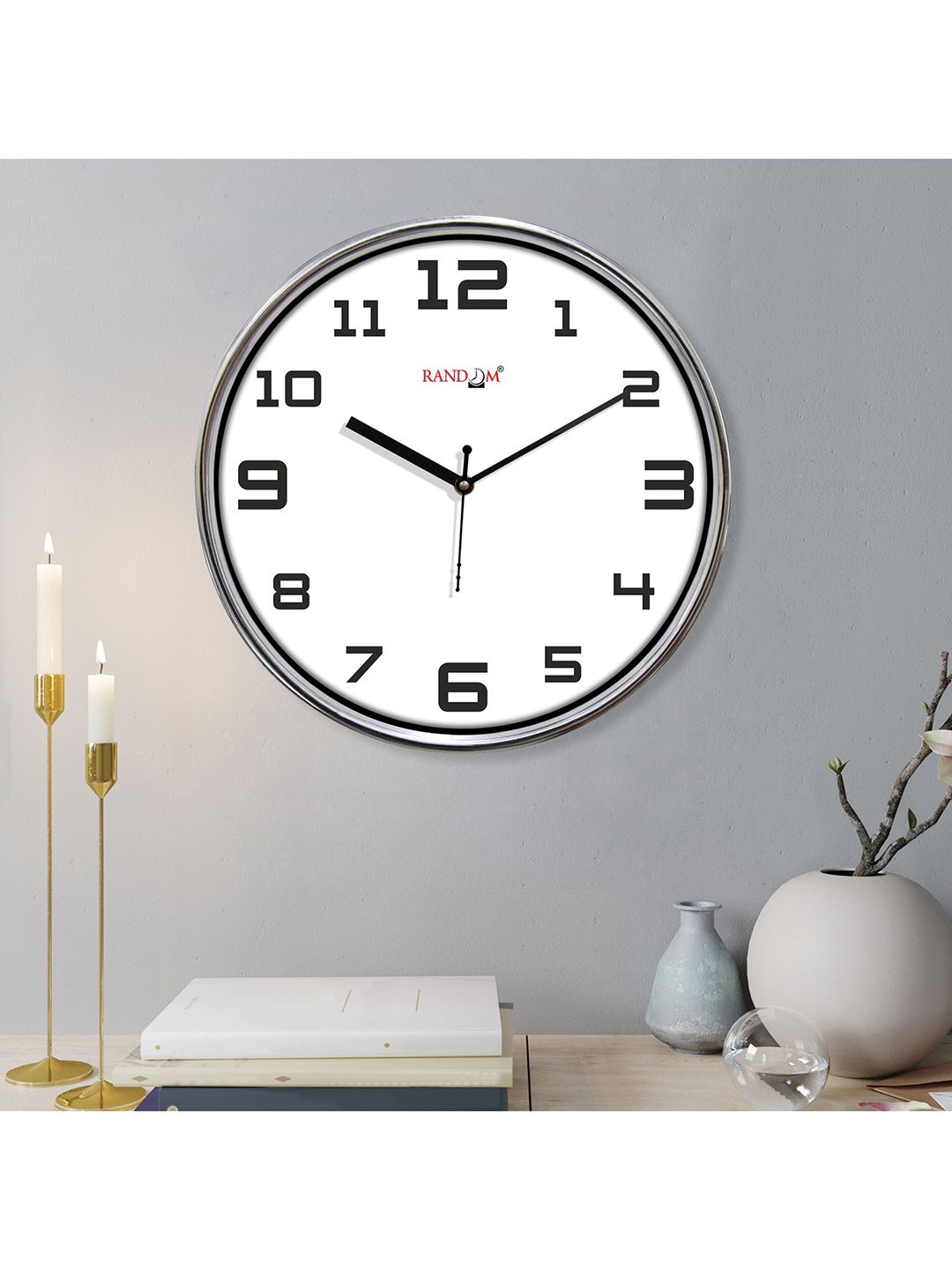 RANDOM Unisex White Clocks Price in India