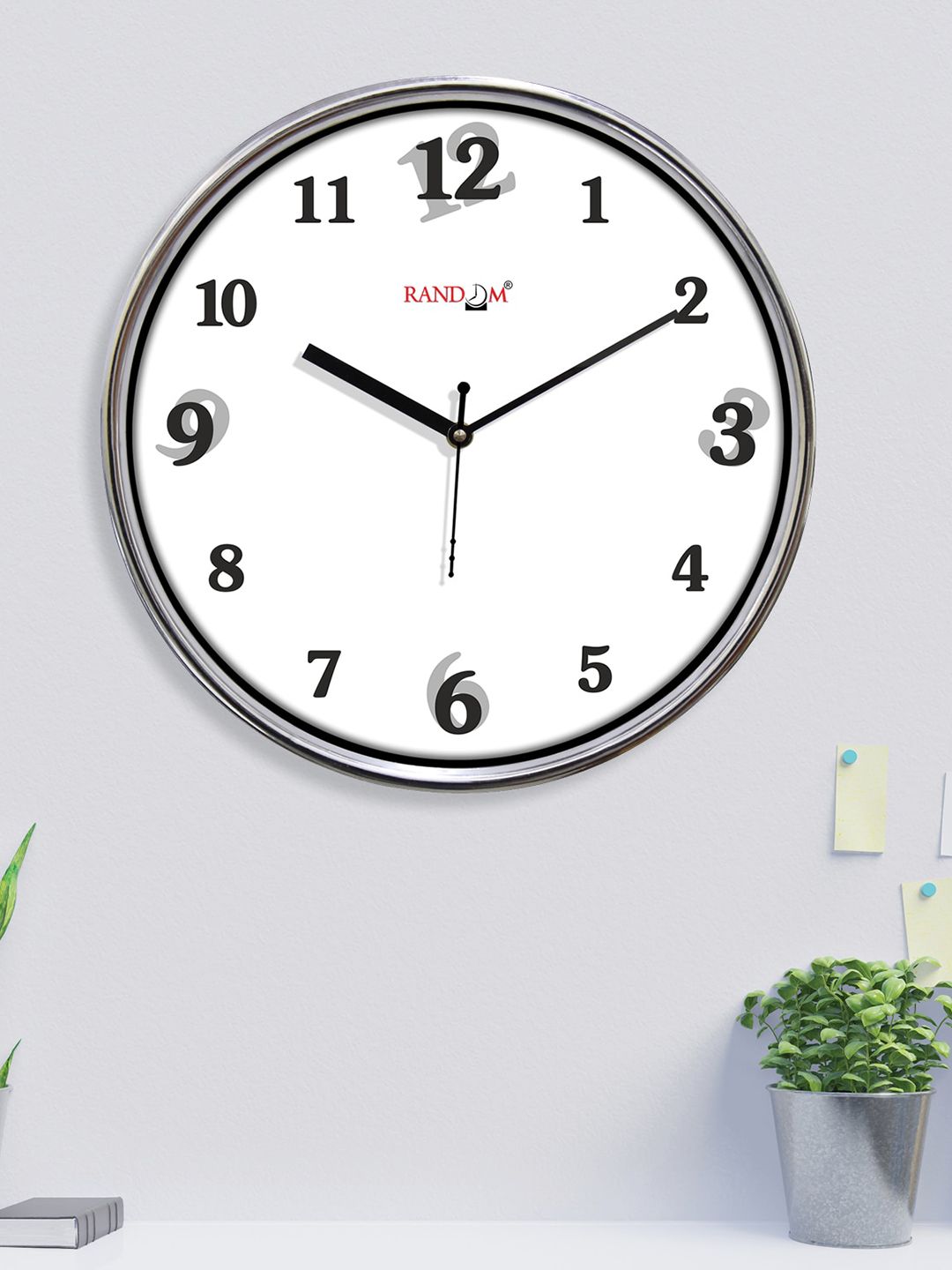 RANDOM Unisex White Clocks Price in India