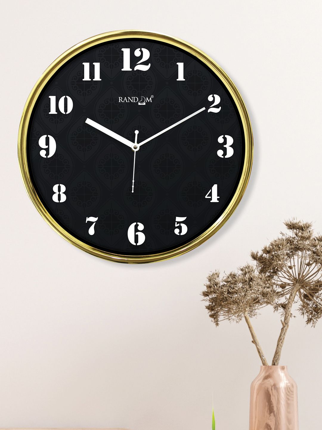 RANDOM Unisex Black Clocks Price in India