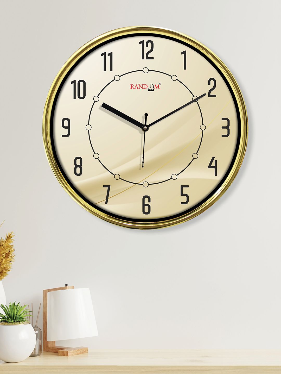 RANDOM Unisex Beige Clocks Price in India