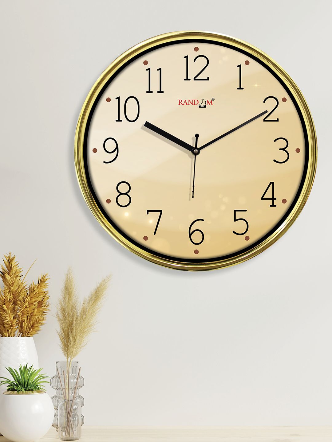 RANDOM Unisex Beige Clocks Price in India