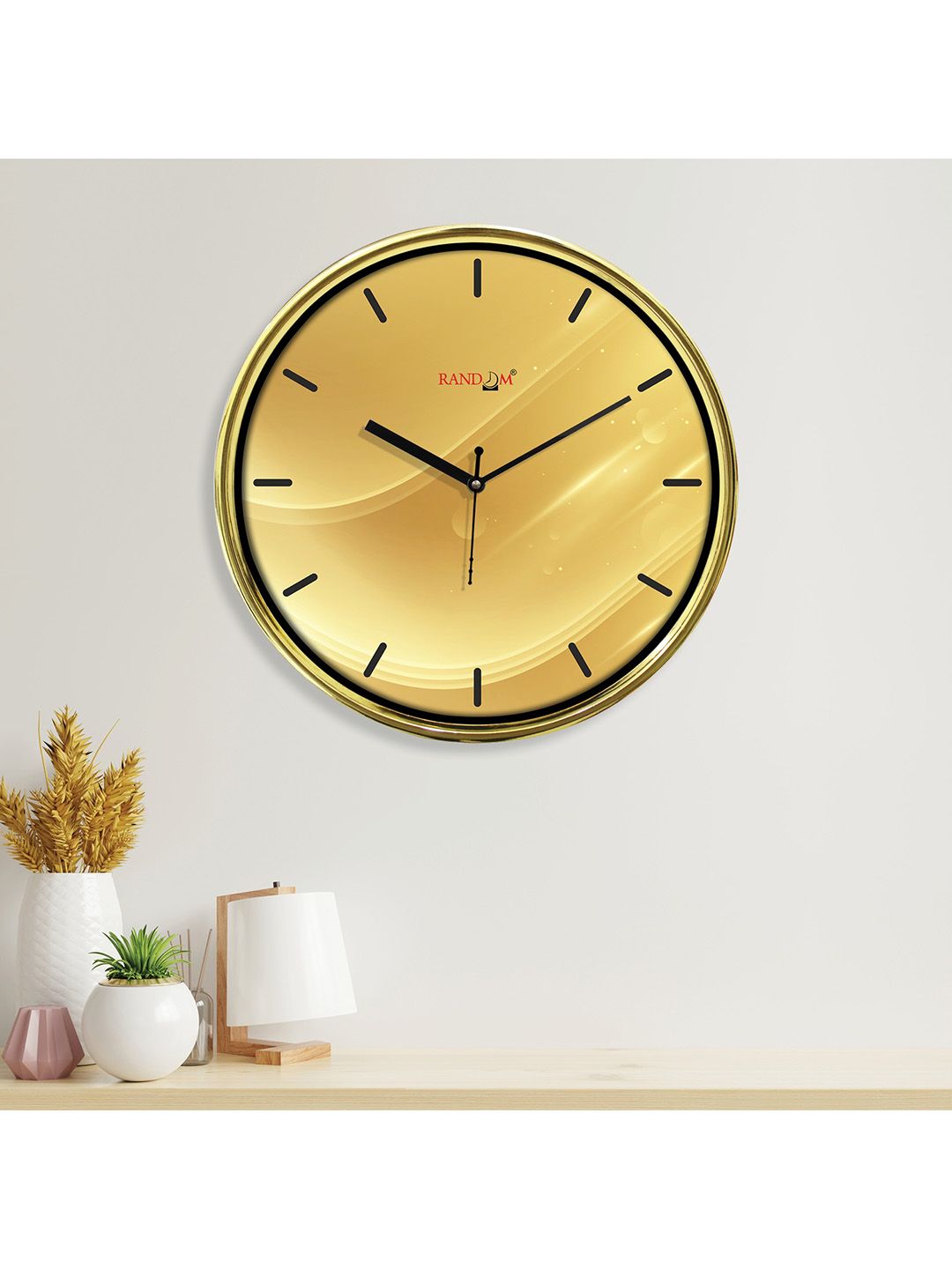 RANDOM Unisex Yellow Clocks Price in India