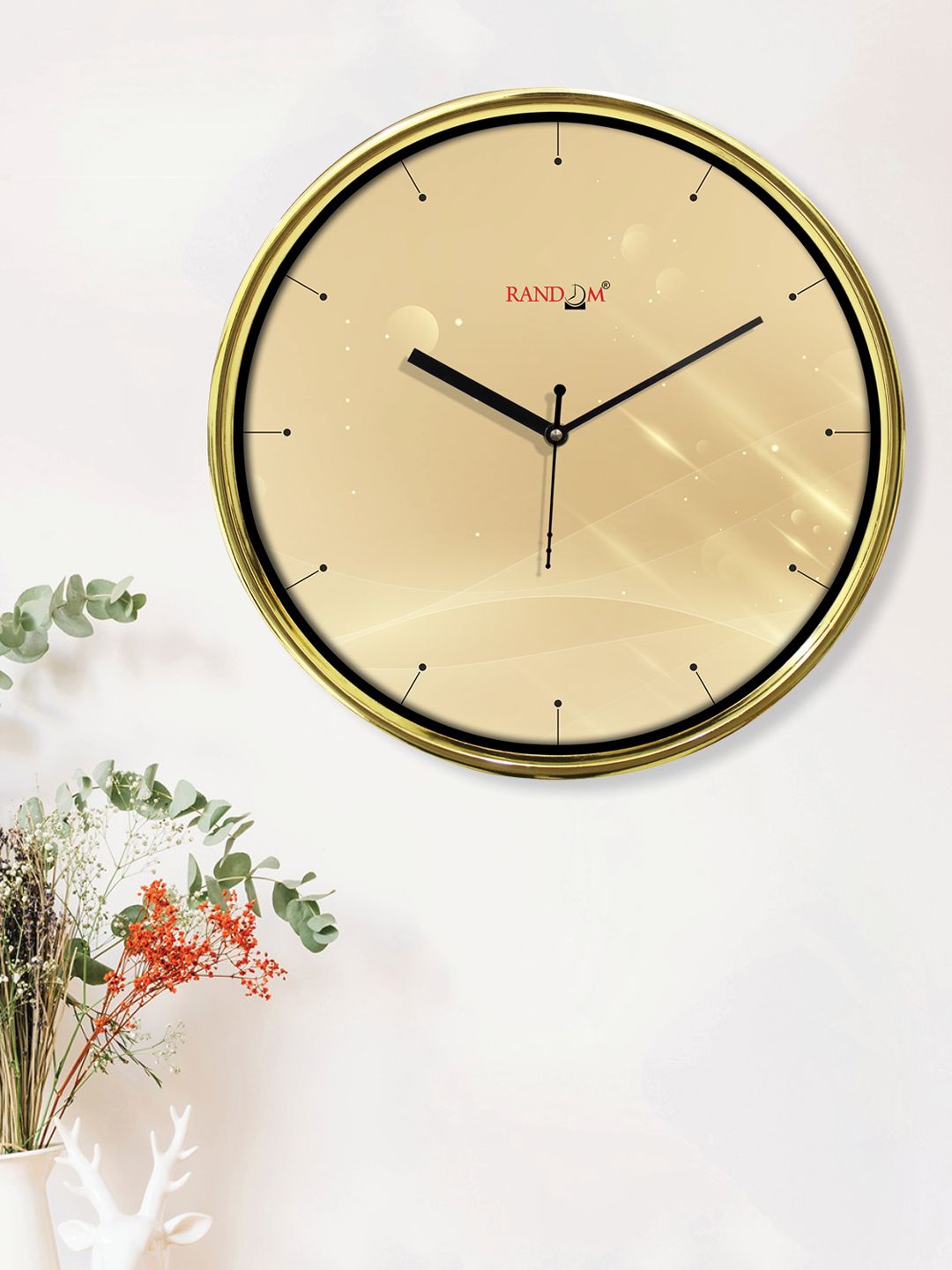 RANDOM Unisex Beige Clocks Price in India