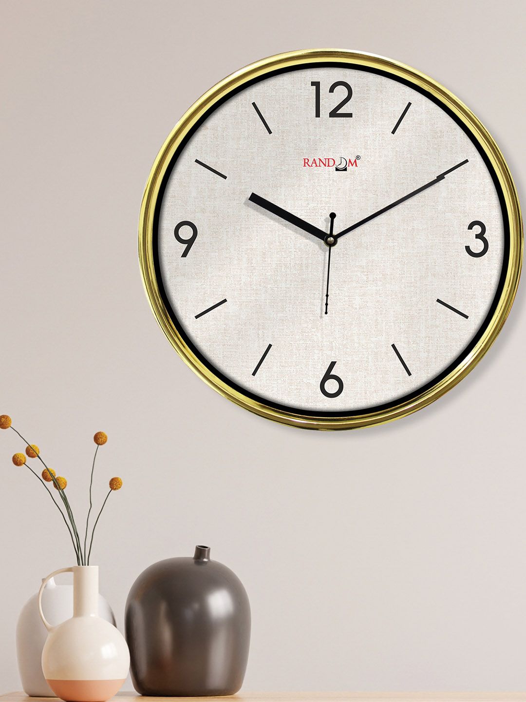 RANDOM Unisex Beige Clocks Price in India