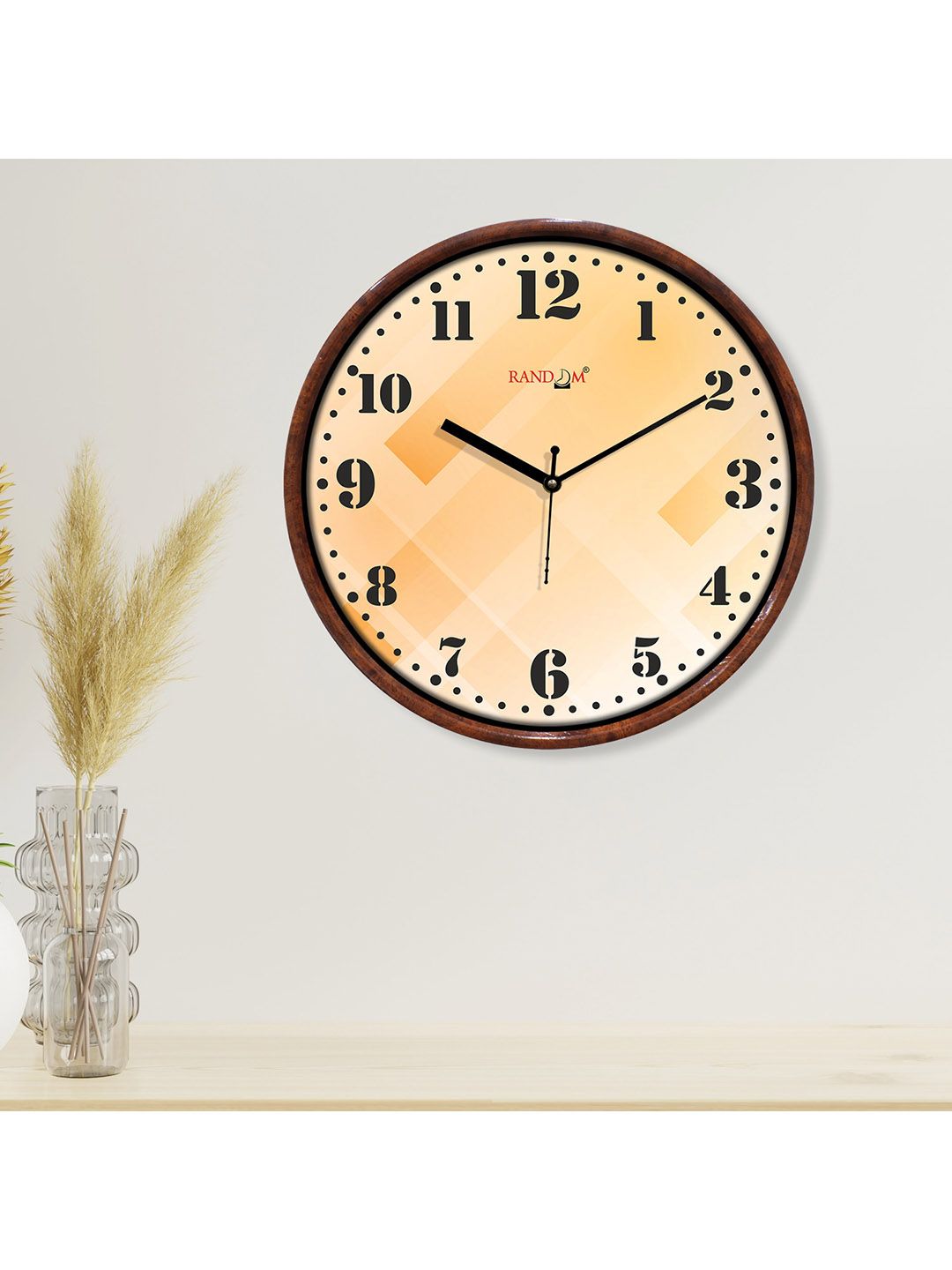 RANDOM Unisex Beige Clocks Price in India