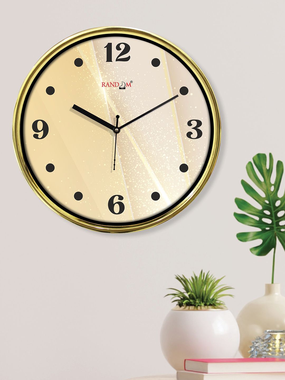 RANDOM Unisex Cream Clocks Price in India