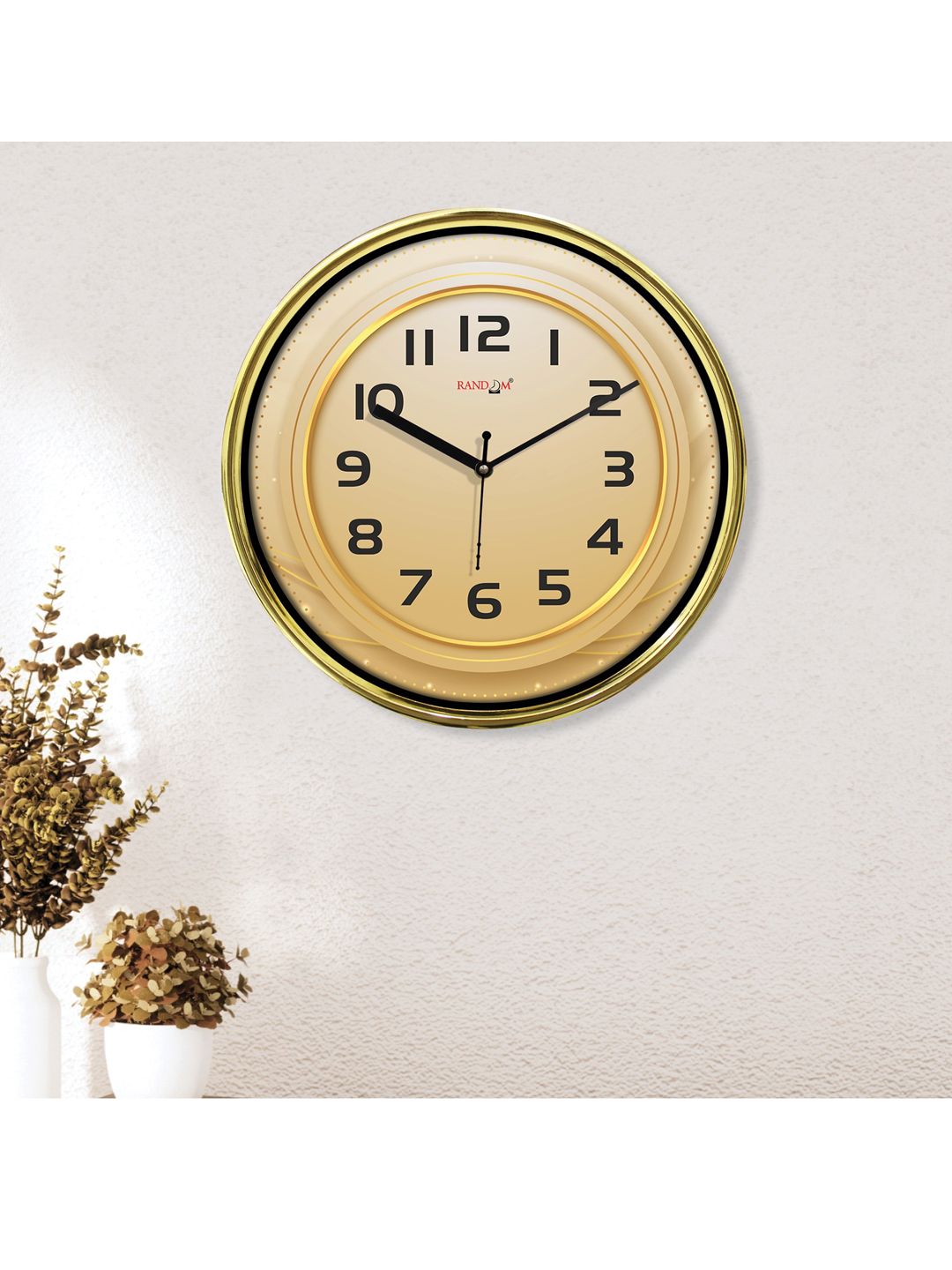 RANDOM Unisex Yellow Clocks Price in India