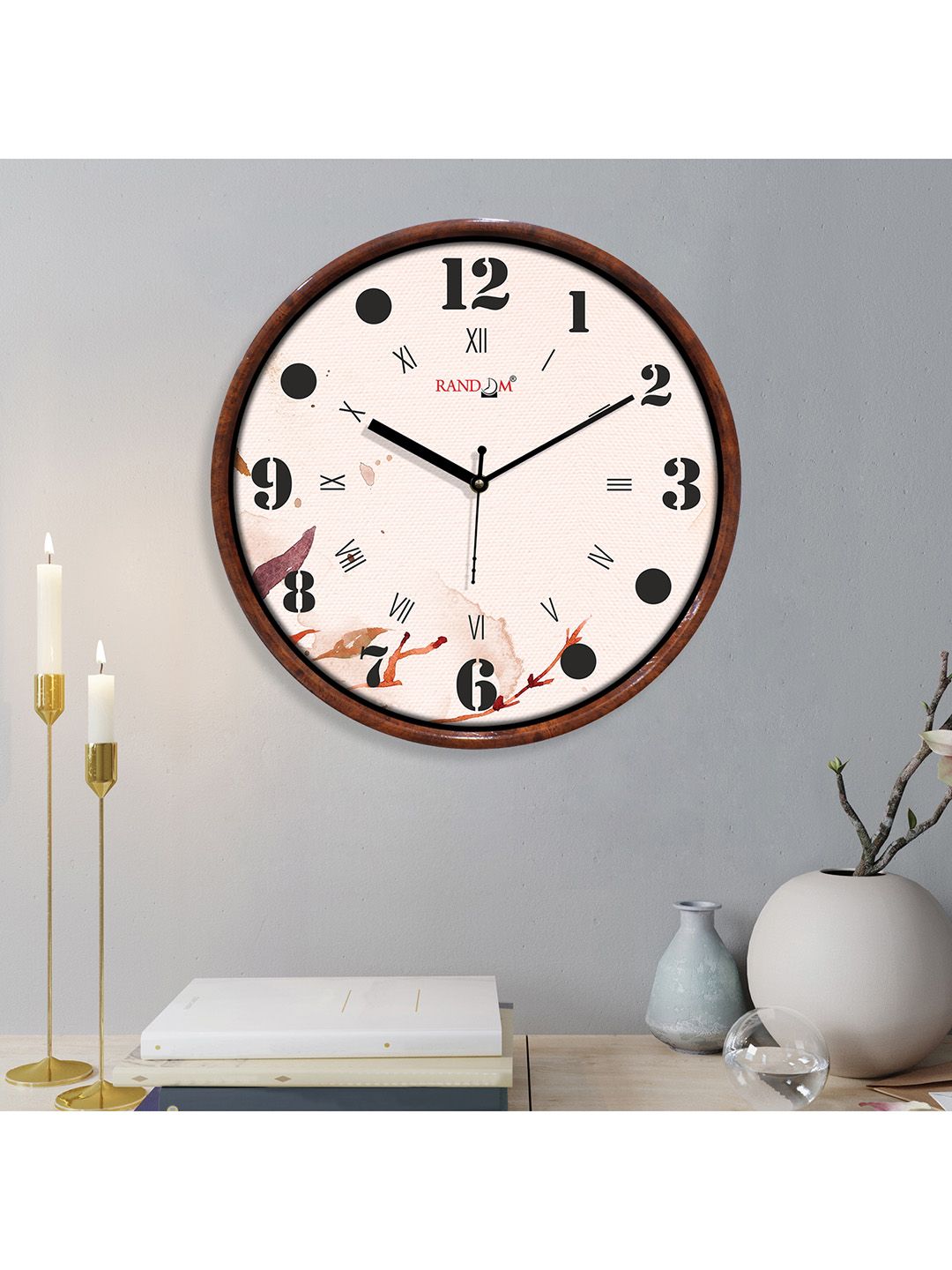 RANDOM Unisex Peach Clocks Price in India