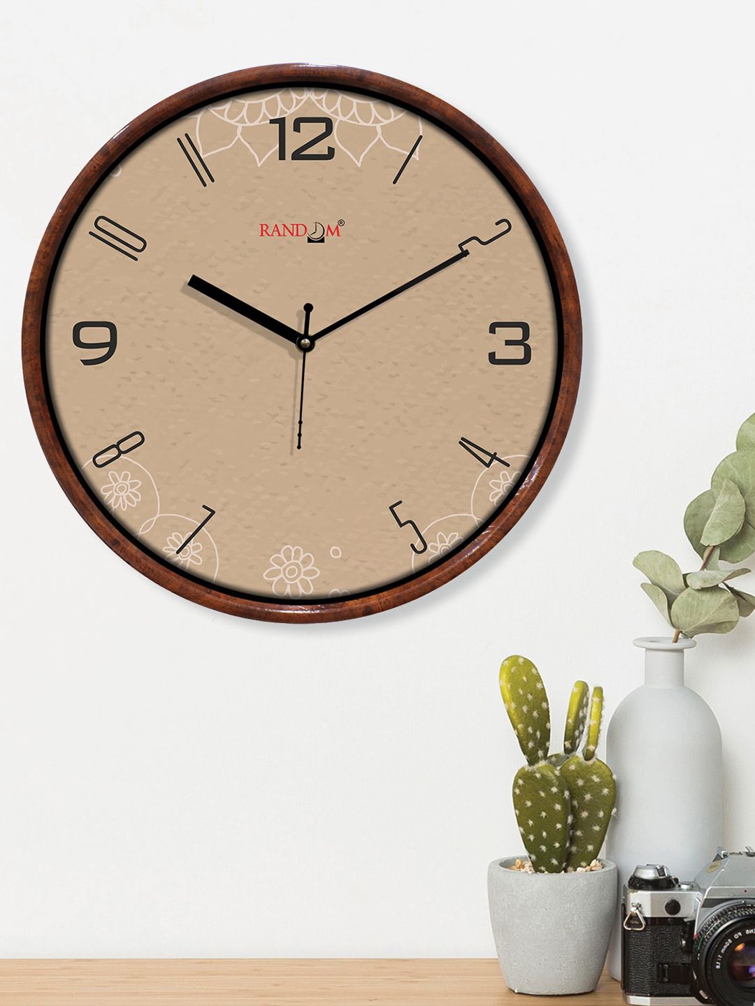 RANDOM Unisex Beige Clocks Price in India