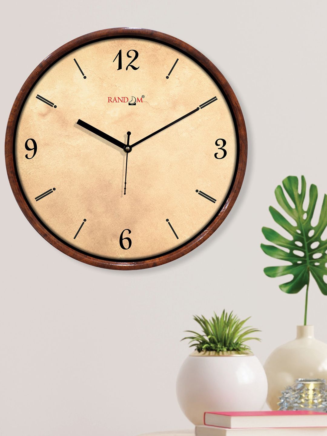 RANDOM Unisex Beige Clocks Price in India