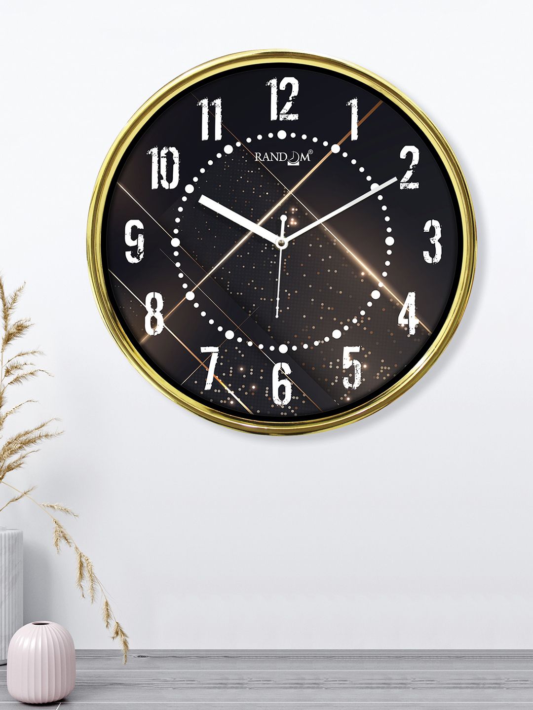 RANDOM Unisex Black Clocks Price in India