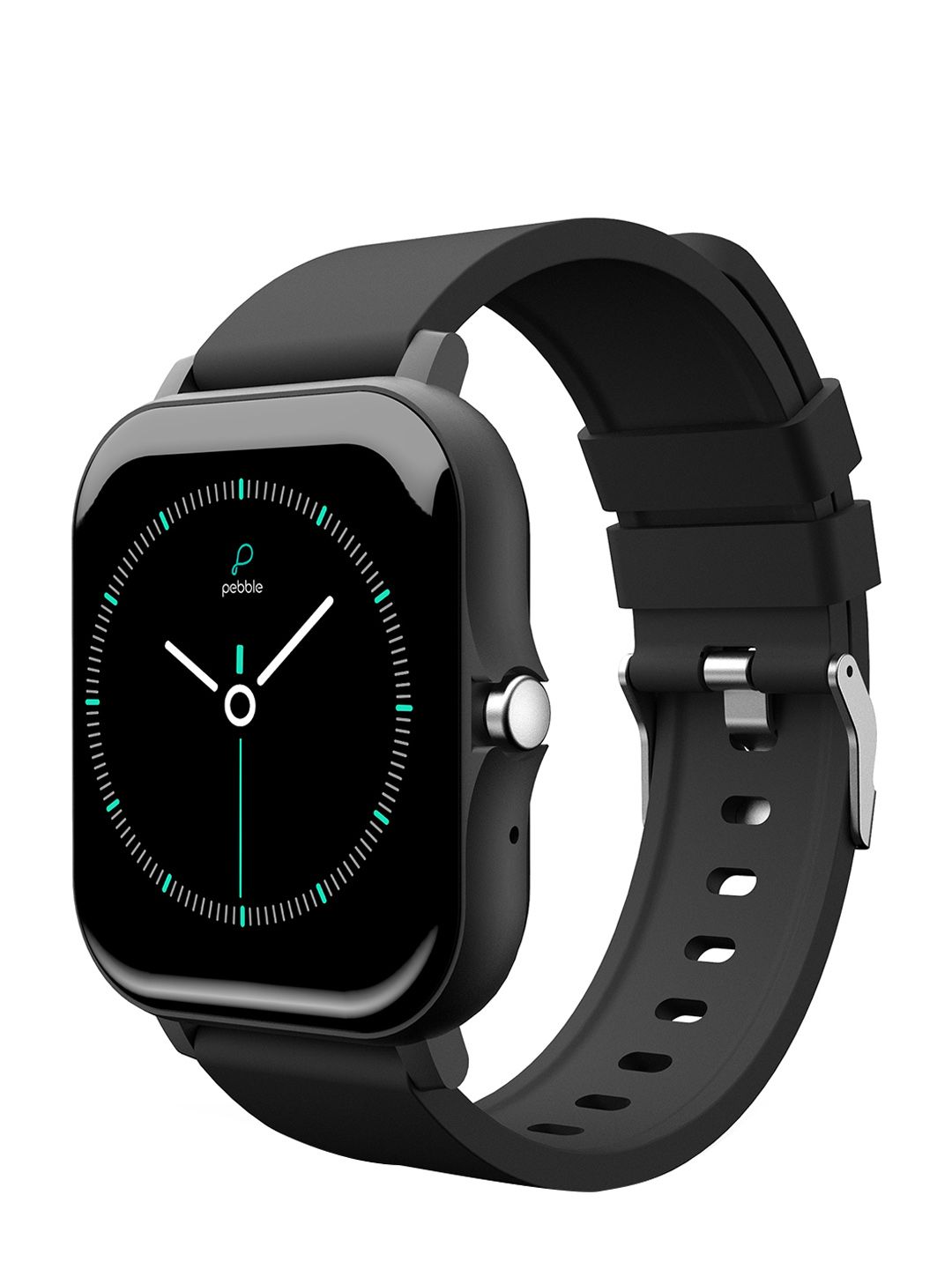 pebble Unisex Black Prism Ultra 1.69 inch HD Display Smartwatch with SPO2 & HR Monitor Price in India