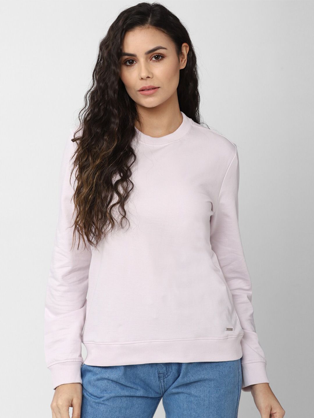 Van Heusen Woman Women Pink Sweatshirt Price in India