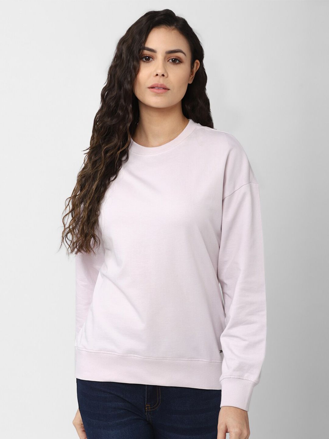 Van Heusen Woman Women Purple Sweatshirt Price in India