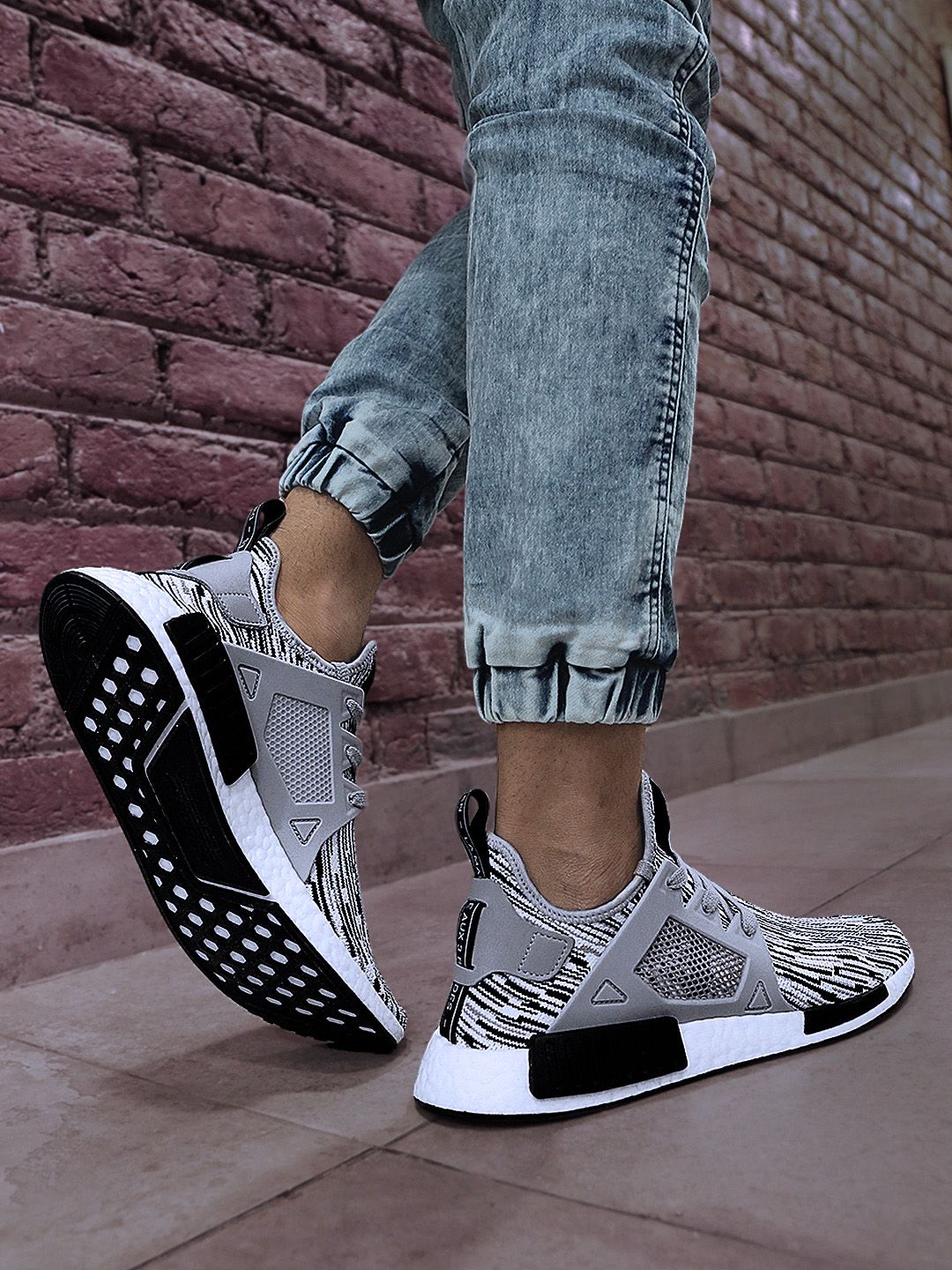 adidas gazelle silver green womens Adidas NMD_R1 PK Men's Shoes White/White/Black