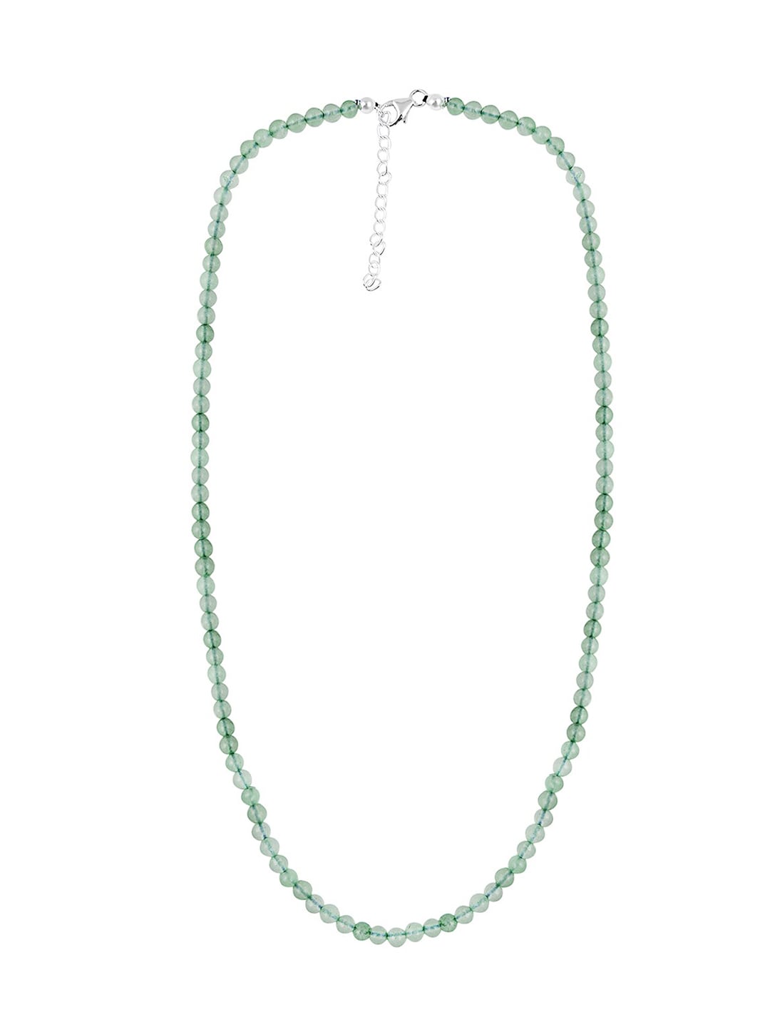 LA SOULA Green Sterling Silver Handcrafted Necklace Price in India