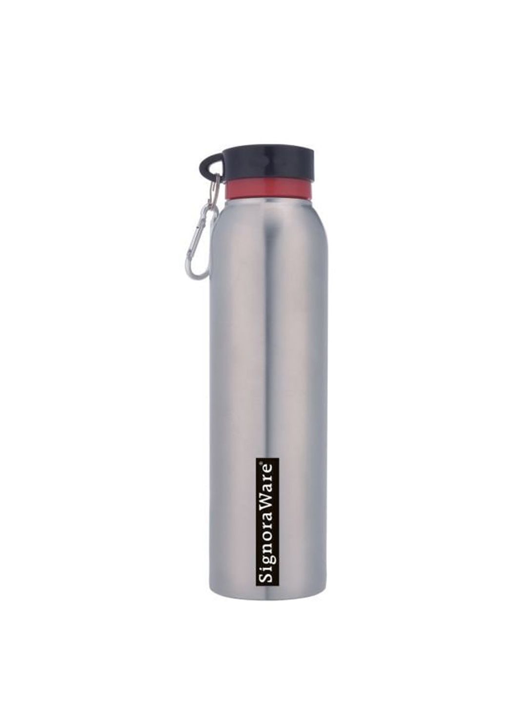 SignoraWare Silver-Toned Solid 1 Ltr Stainless Steel Water Bottle Price in India