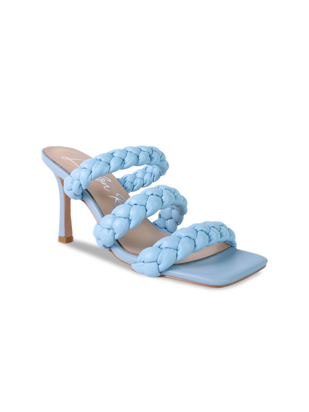 London Rag Blue PU Party Block Sandals Price in India